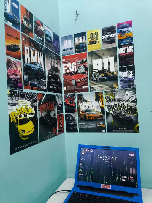 Aesthetic Sports Car Wall Collage | 24pcs kit