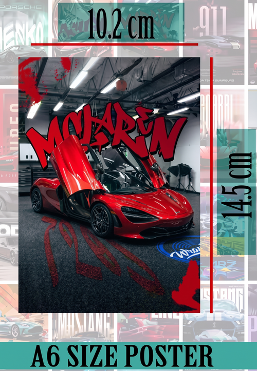 Aesthetic Sports Car Wall Collage | 24pcs kit