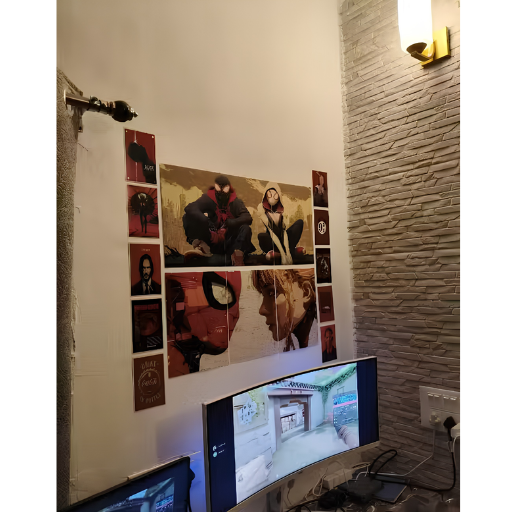 Spider-Man Poster Set of 6 | Split Aesthetic Wall Art | A4 Size Prints | 300 GSM Thick Paper | Glue Dots Included | Room Decor
